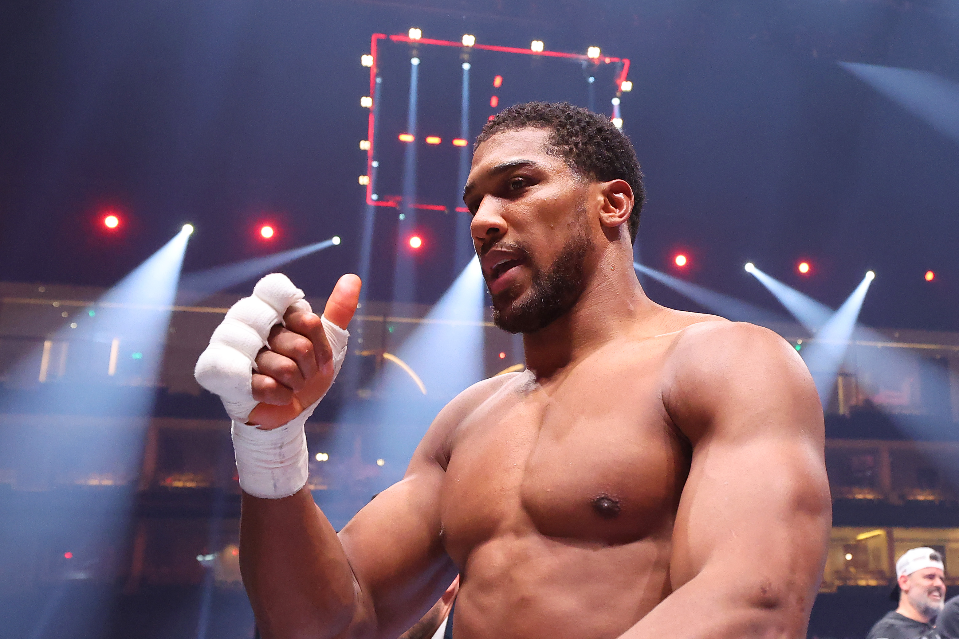 Triple D is now the frontrunner to box Anthony Joshua at Wembley Stadium in September