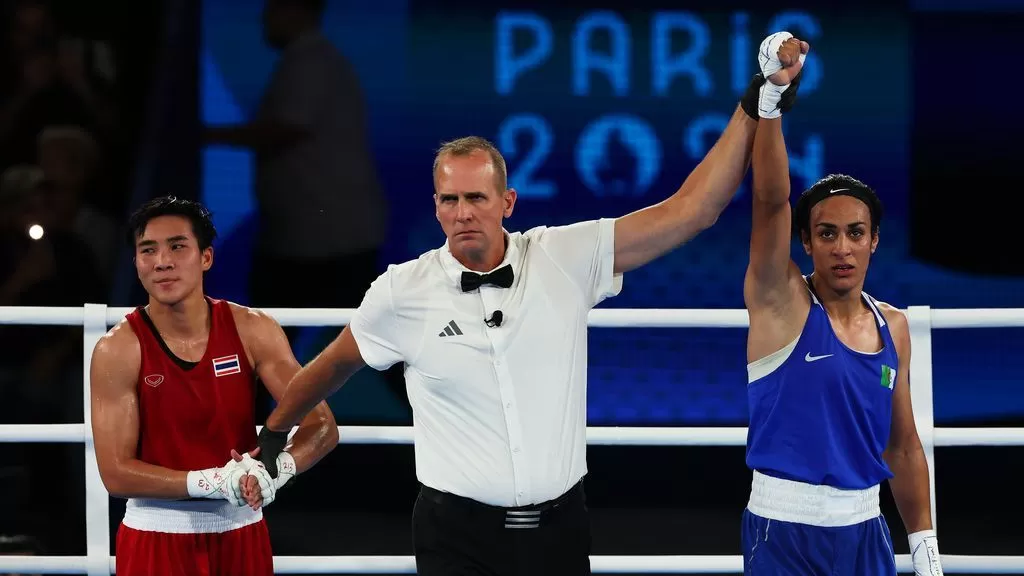 Boxer Imane Khelif dominant again, into gold medal bout - ESPN