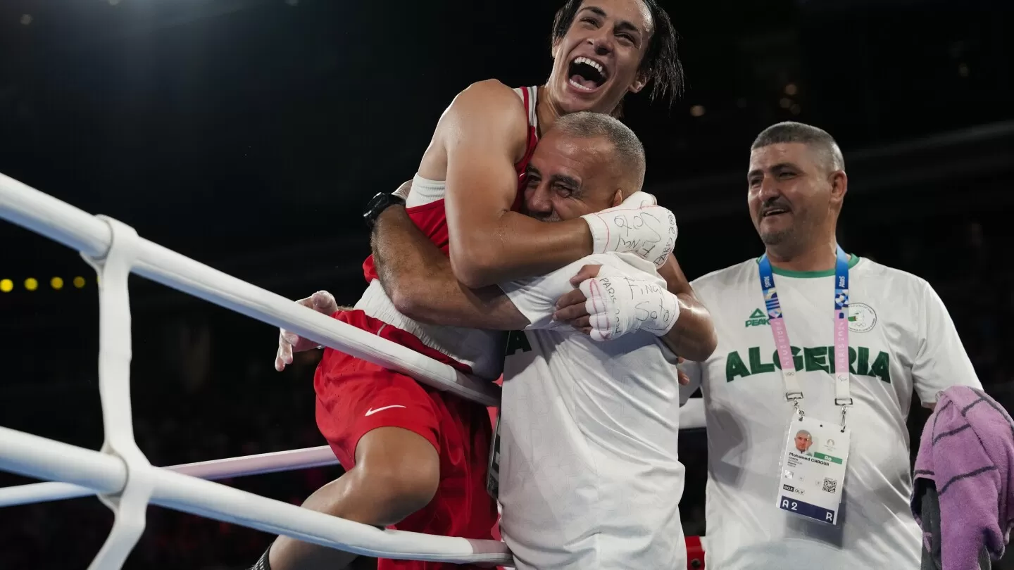 Olympic boxing's Imane Khelif files legal complaint for online harassment | AP News