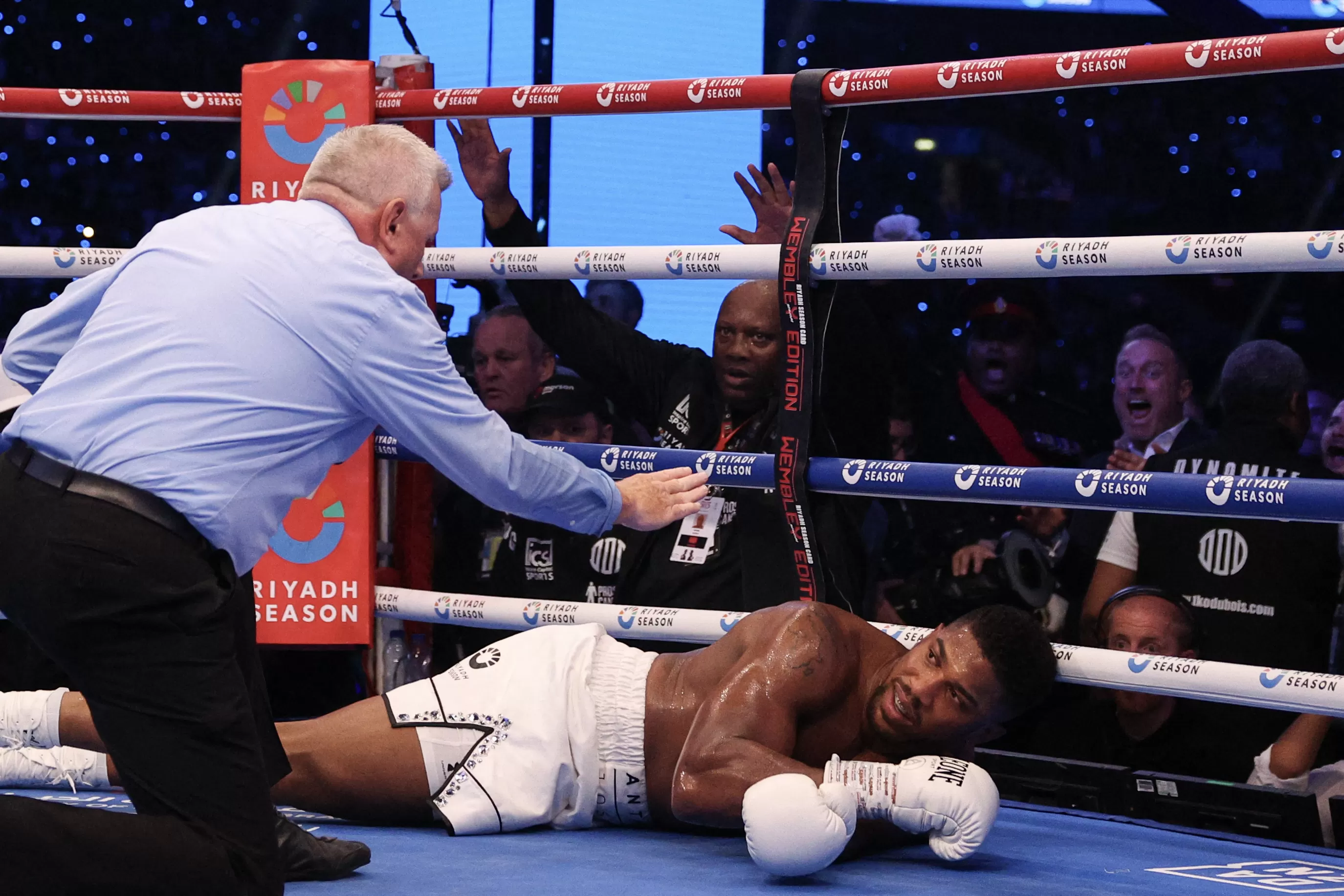 Daniel Dubois KNOCKS OUT Anthony Joshua in HUGE upset after savage  onslaught in front of 96,000 stunned fans at Wembley | The Irish Sun