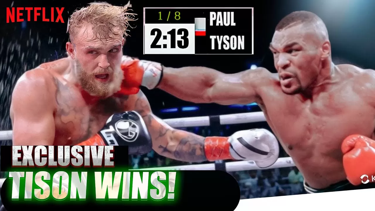 Mike Tyson VS Jake Paul | Full Highlights 2024| Breakdown | Netflix Special  EXCLUSIVE"TYSON WINS!"CN - YouTube