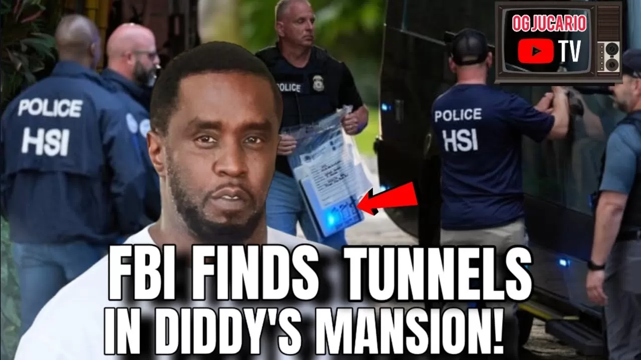 FBI Finds Tunnels At Diddy's House & Evidence On Freak Off Videos Could Be  Covered Up! - YouTube