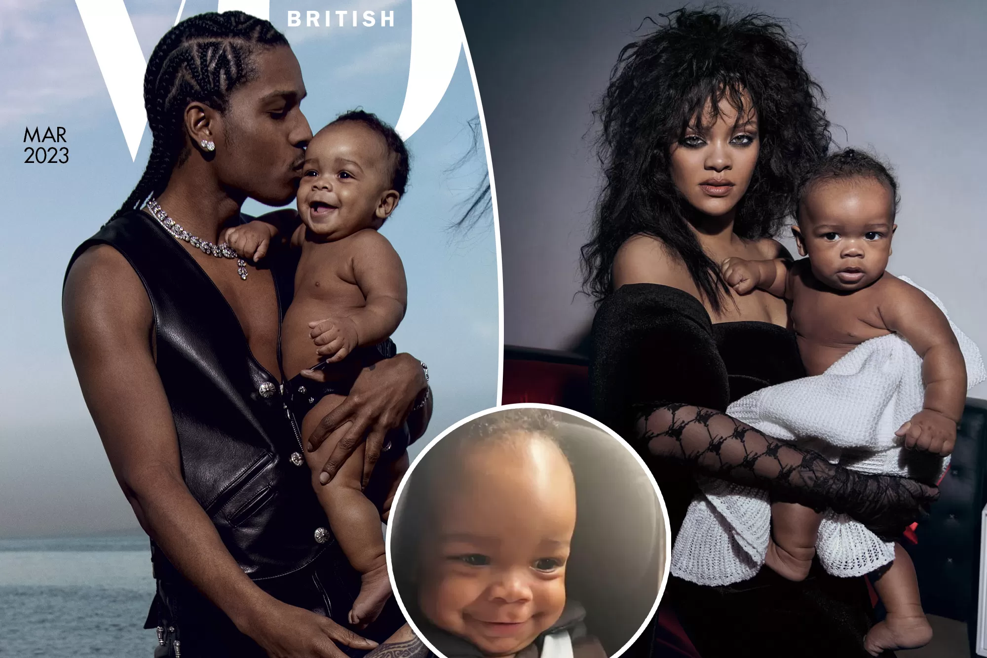 Rihanna says 'obsessed' son favors dad A$AP Rocky