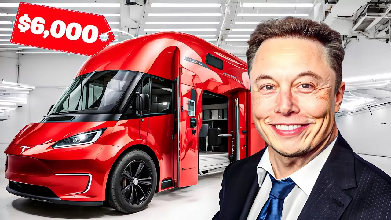 Elon Musk: "I Am OFFICIALLY Releasing $6,000 Tesla Motor Home Today!" -  YouTube