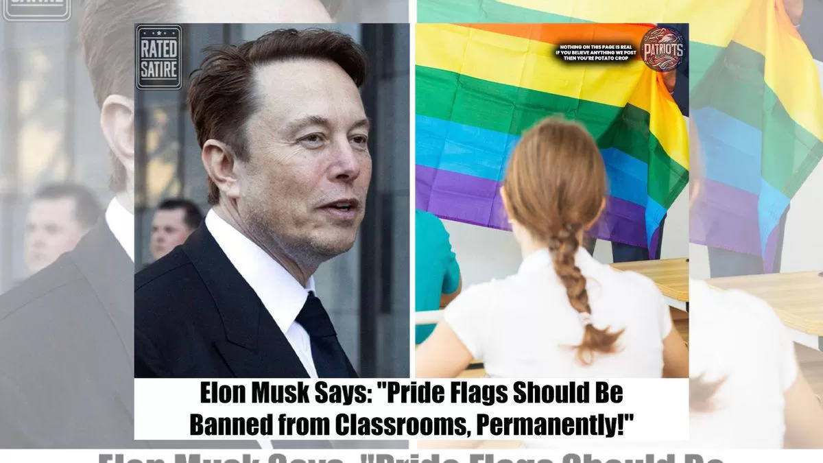 Fact Check: Posts Claim Elon Musk Said Pride Flags Should Be Banned From  Classrooms. Here's the Truth