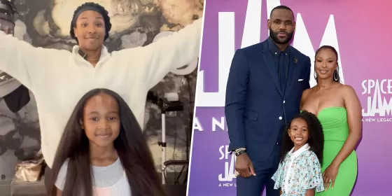 Watch LeBron James' Wife Savannah Trim Daughter's Hair at Home