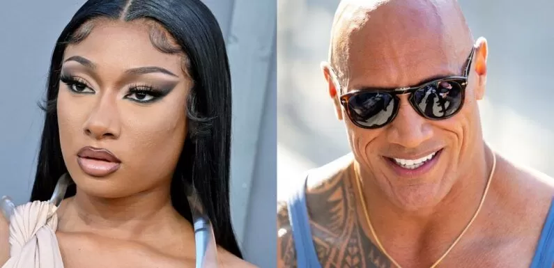 Megan Thee Stallion se siente halagada después de que Dwayne Johnson dijera que quiere ser su mascota