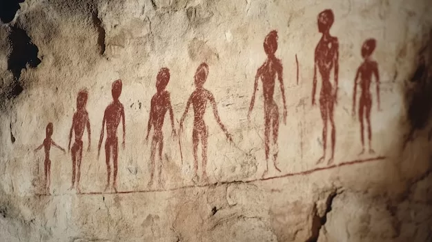 Archaeological cave paintings | AI-generated image