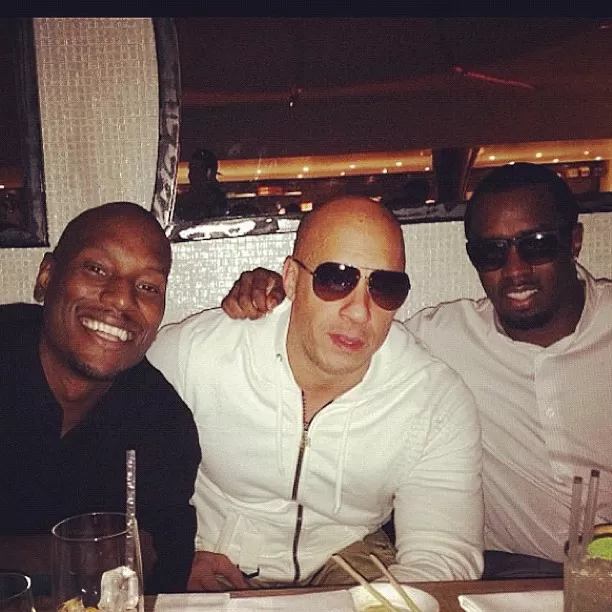 Topten Naija: VIN DIESEL, TYRESE, P'DIDDY TOGETHER? HOLD UP! NO ONE's  TALKING FAST AND FURIOUS 7 HERE!