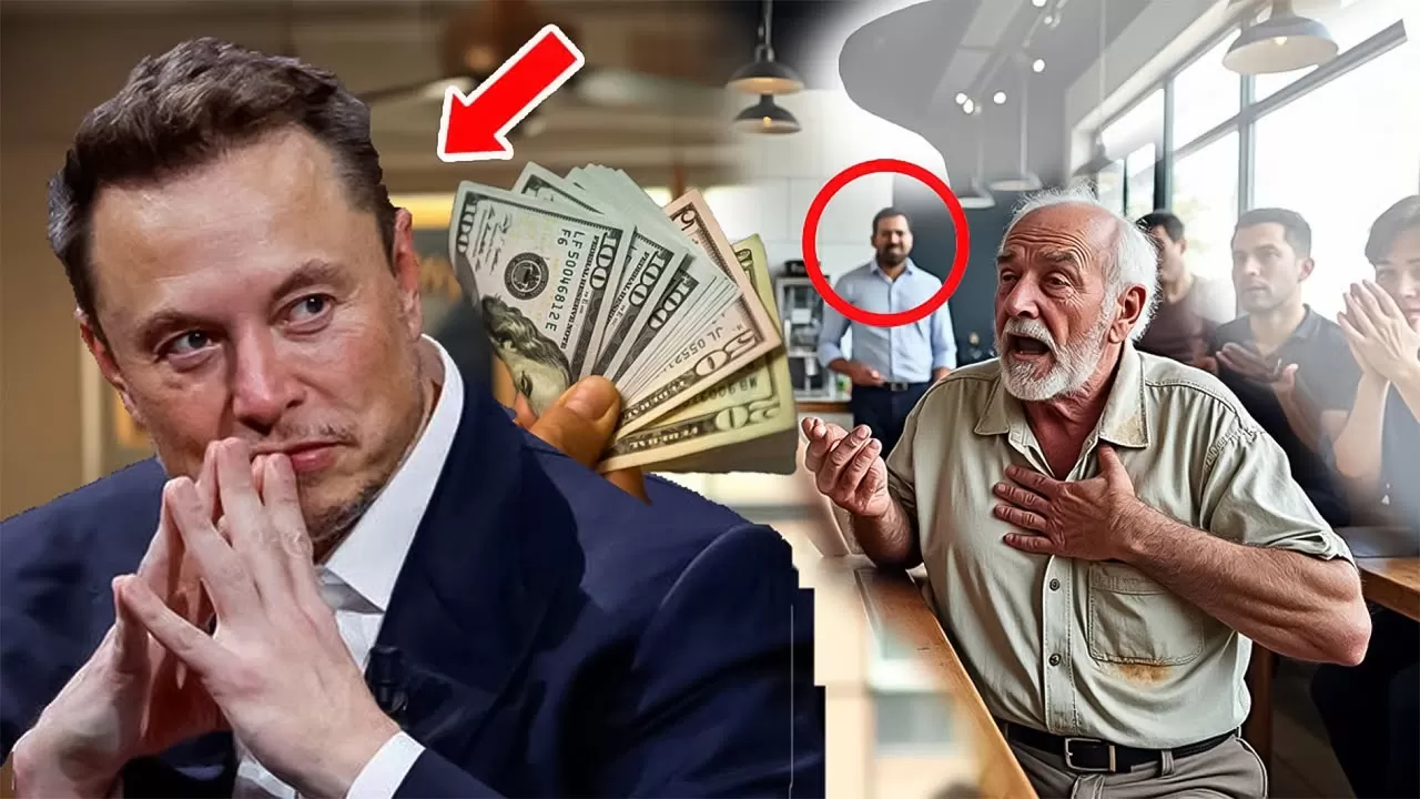 HOMELESS MAN asks ELON MUSK "Can you give me 1$?" Musk's response is  SHOCKING - YouTube