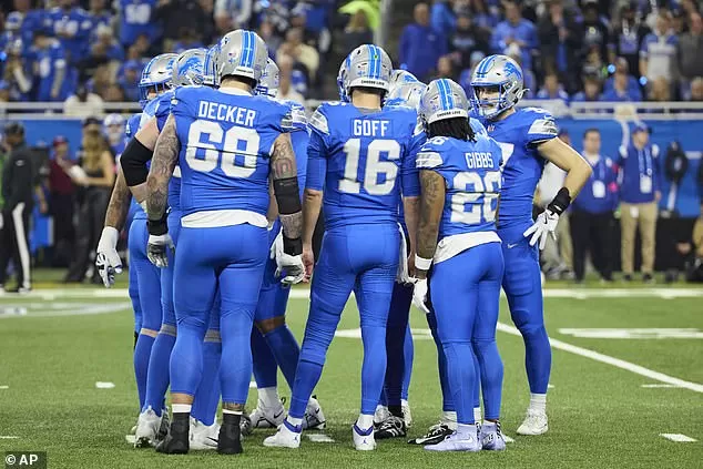 The Lions were beaten 41-35 in the playoffs by the Washington Commanders on Saturday