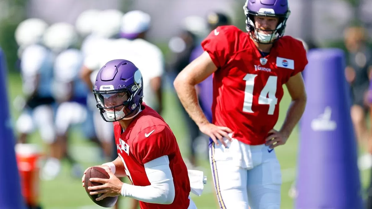 J.J. McCarthy, Sam Darnold, Minnesota Vikings