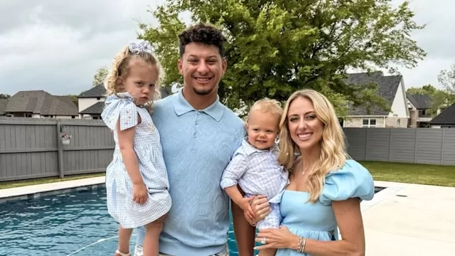 Patrick Mahomes and wife Brittany Mahomes expecting third baby — see their  adorable announcement video | HELLO!