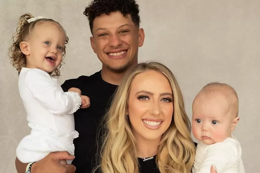 Patrick and Brittany Mahomes reveal family's unconventional naming strategy  for Kids | Marca