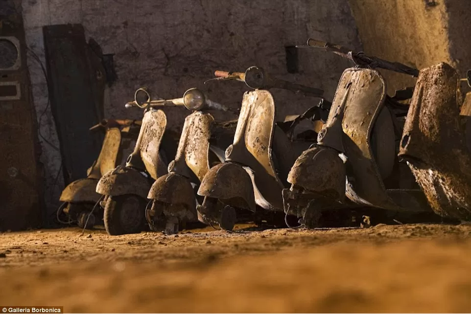 The 19th century king's evacuation tunnel has become a 'vintage car museum'...