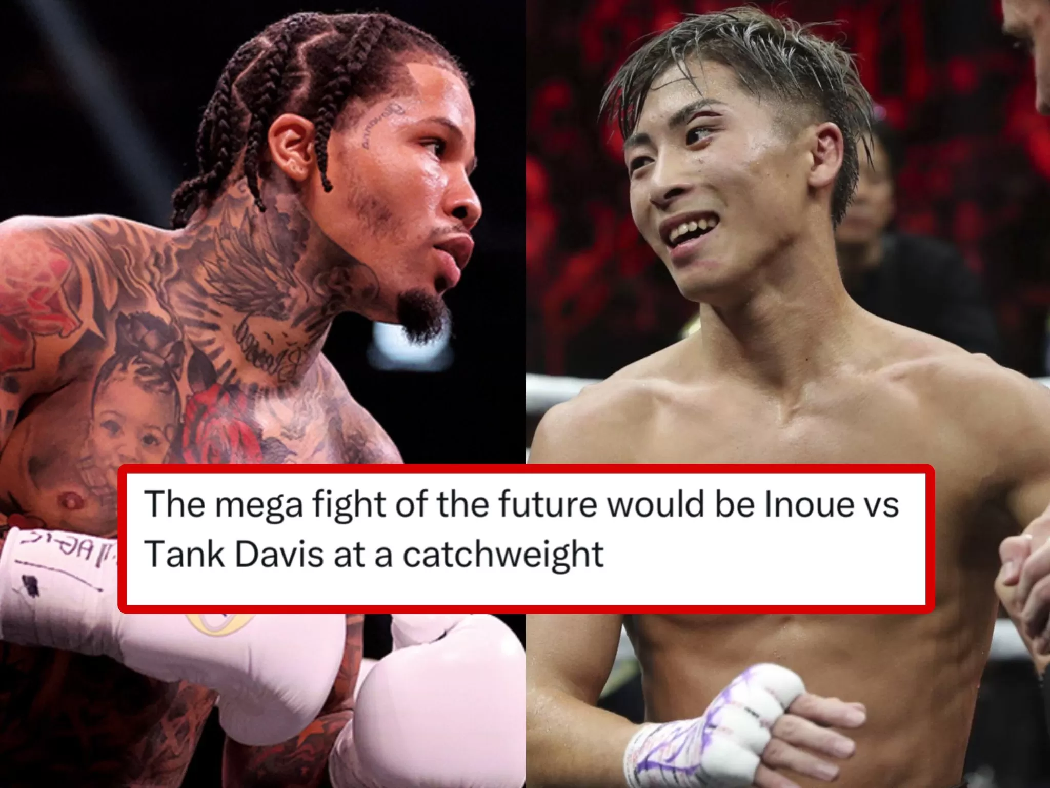 SAY CHEESE! 👄🧀 on X: "After Naoya Inoue knocked out Steph Fulton this  morning fans are asking for a Tank Davis vs Naoya fight  https://t.co/M3My1FKKQE" / X