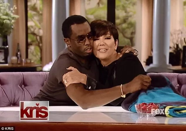 Diddy flirts with Kris Jenner on her talk show after bouncing back from eye  injury | Daily Mail Online