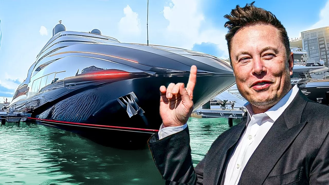 Elon Musks 700 Millionen Dollar teure Superyacht steht ENDLICH zum Verkauf! - YouTube