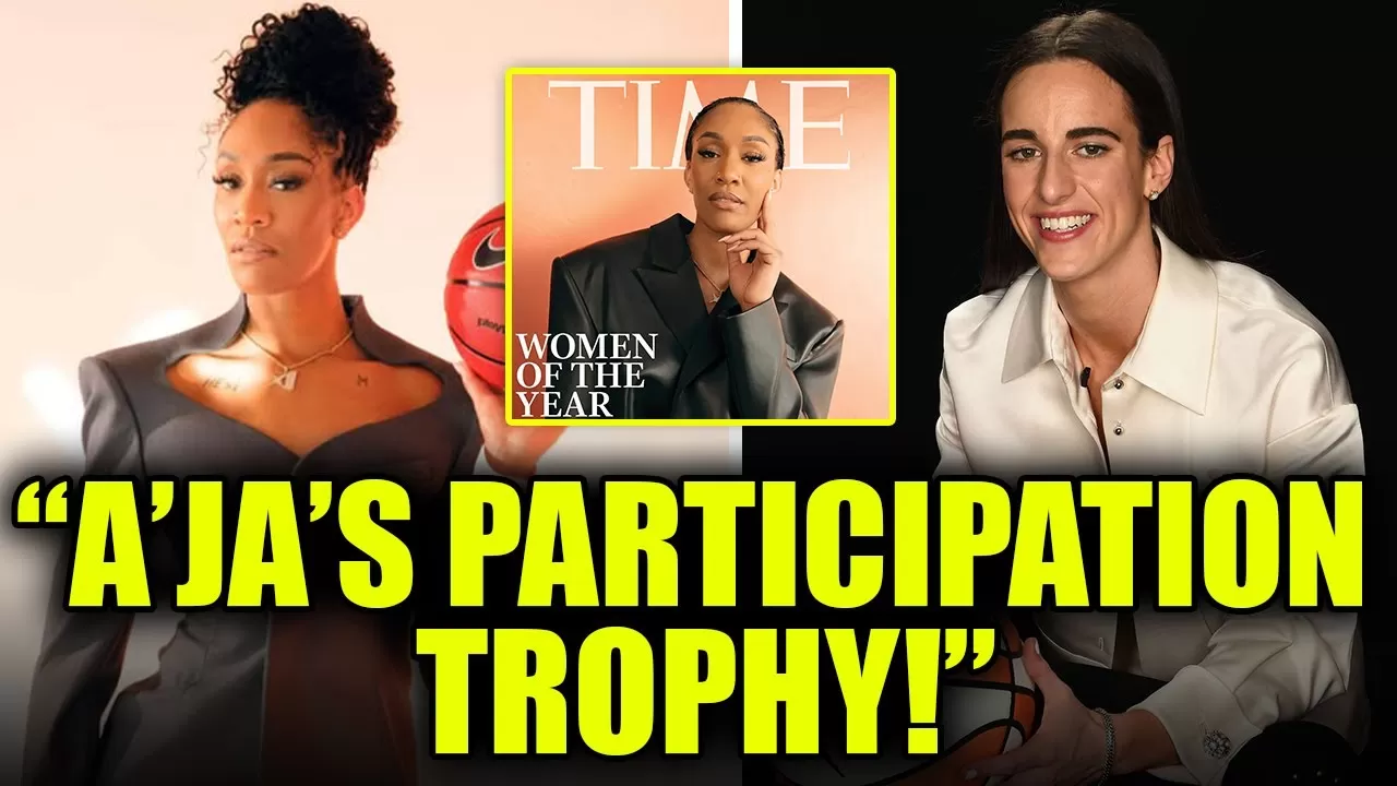 Time Magazine BACKLASH As Caitlin Clark SNUBBED For Women Of The Year &  A’Ja Wilson Awarded