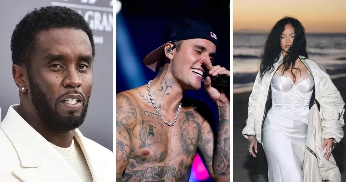 Escândalo de Diddy choca a todos ao envolver vários artistas como Jay Z,  Rihanna e Justin Bieber