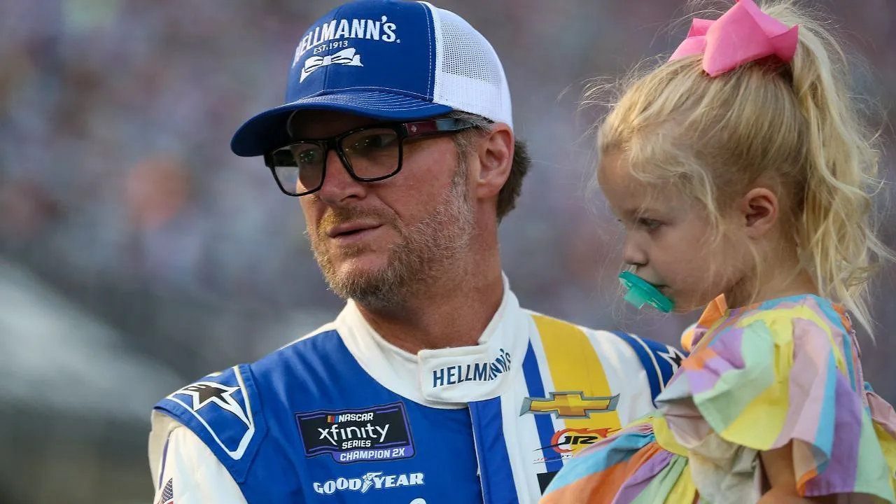 image_67cb9967d00ea Dale Earnhardt Jr. after retirement 2017, 2 daughters Isla and Nicole revealed plot to bring their father back to NASCAR