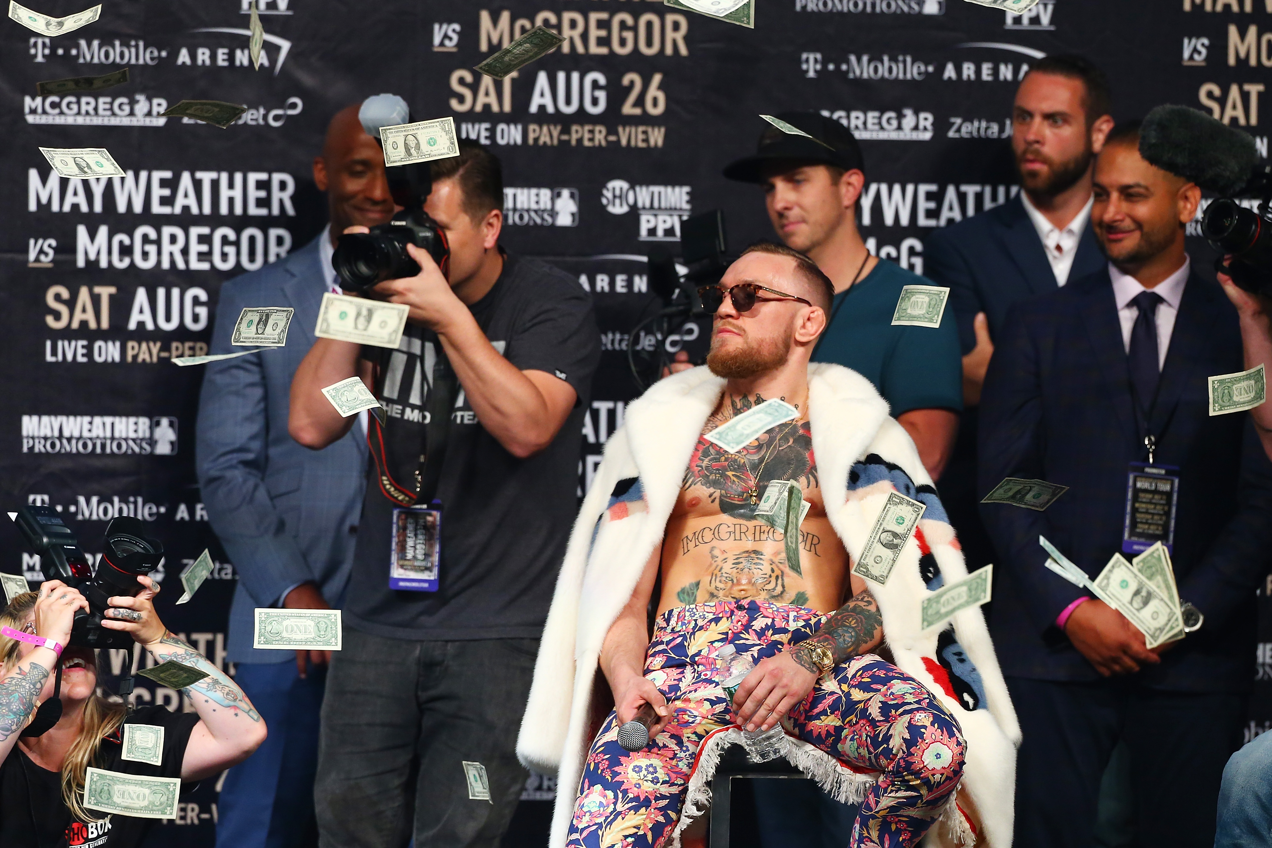 McGregor has become a very rich man away from fighting