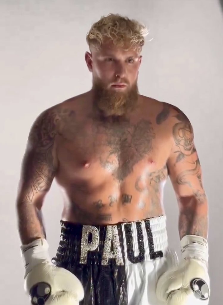 Paul looks bigger than ever two months out from facing Tyson