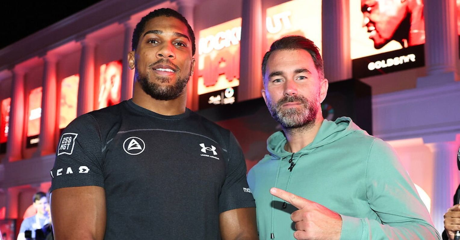 Eddie Hearn Names Who Anthony Joshua Will ‘Very Likely’ Face At Wembley In September