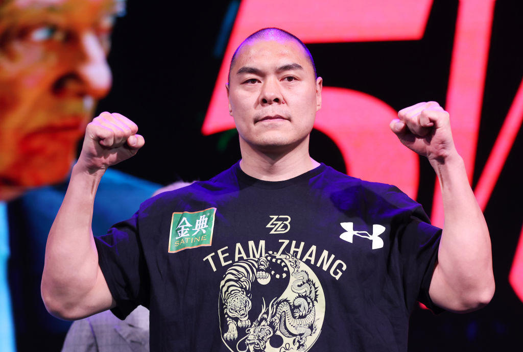 Zhang looking to do serious damage to Wilder (Picture: Richard Pelham/Getty Images)