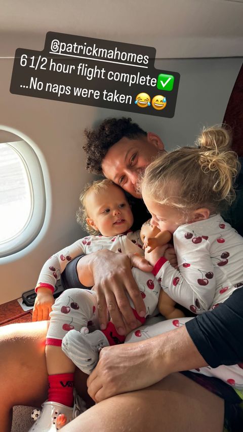 Patrick Mahomes endures long-haul flight with 'no naps' as fans are 'pretty  sure' he flew to London for Taylor Swift gig | The US Sun