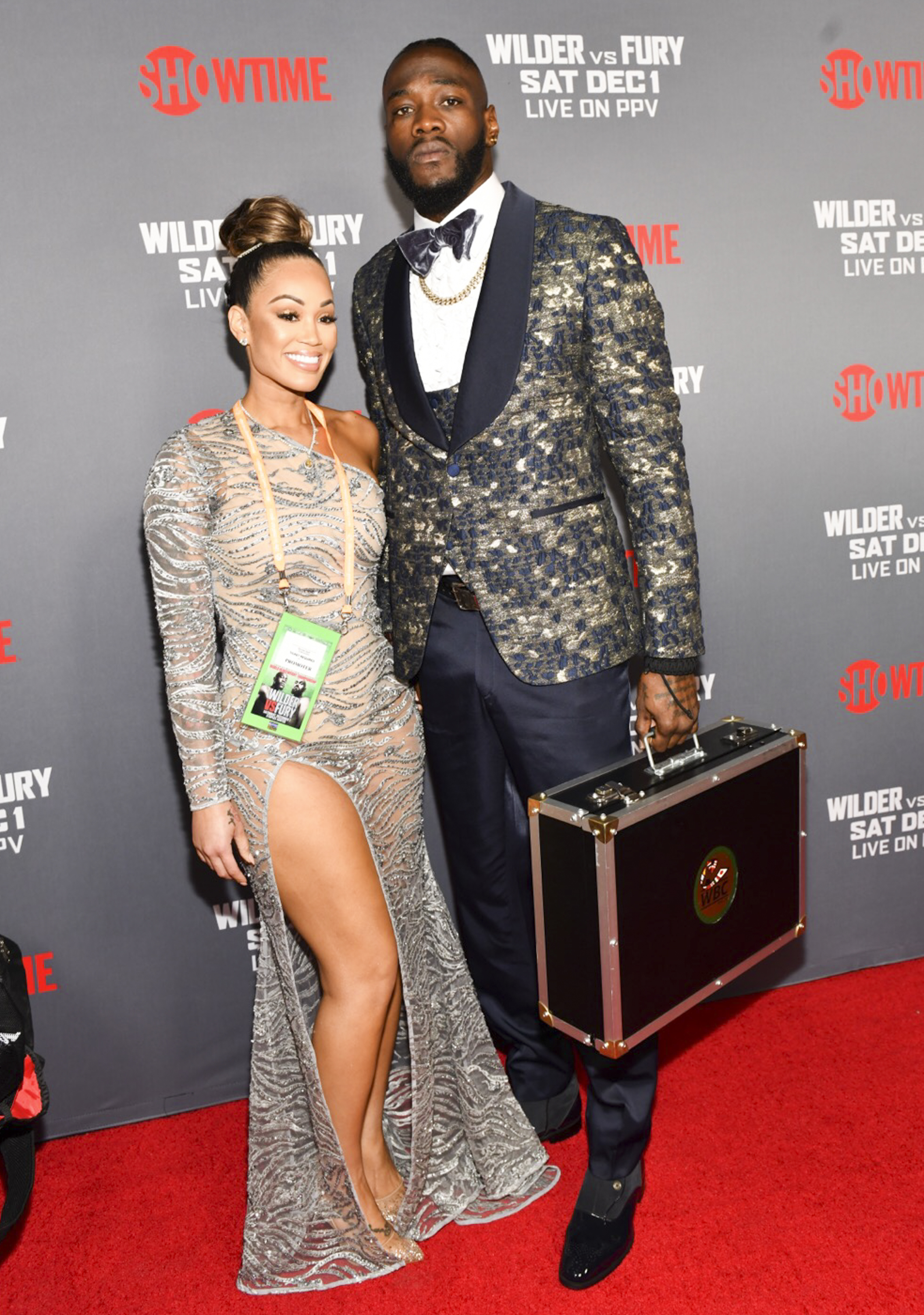 Telli Swift has received a temporary restraining order on her fiance Deontay Wilder