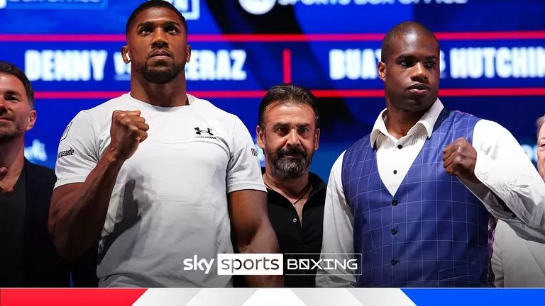 Ahead of their Wembley clash in September, Anthony Joshua has downplayed  rumours that he was previously hurt by Daniel Dubois during sparring