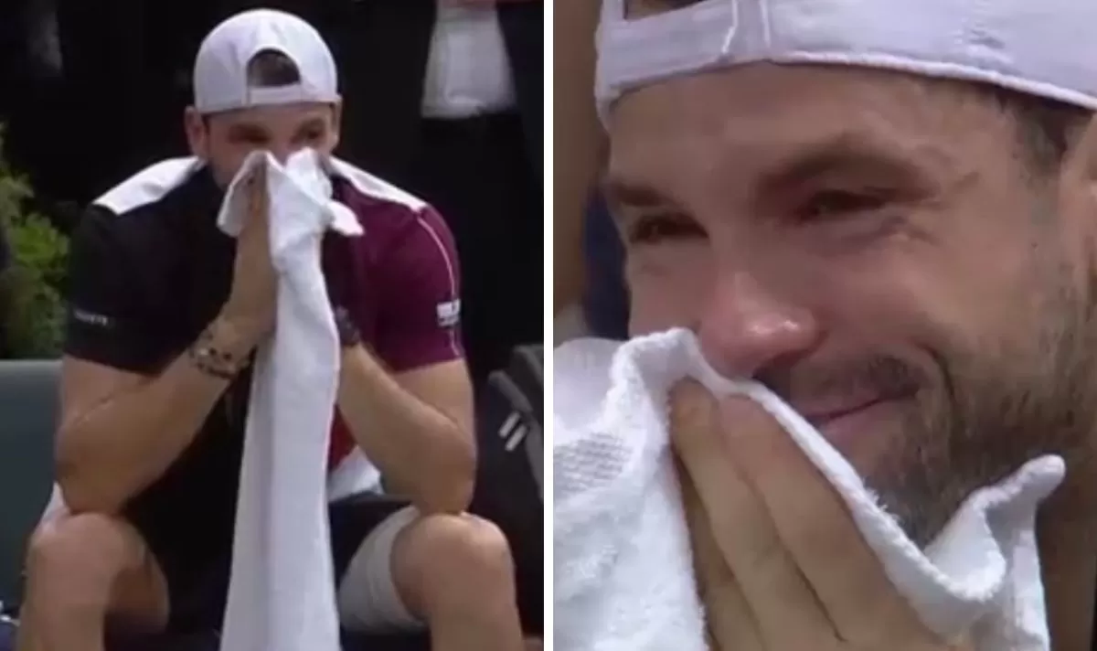 Express Sport on X: "Grigor Dimitrov in tears as Paris Masters crowd  responds to crushing Novak Djokovic loss https://t.co/HxV0VB9TSe  https://t.co/CBPJwM5D9G" / X