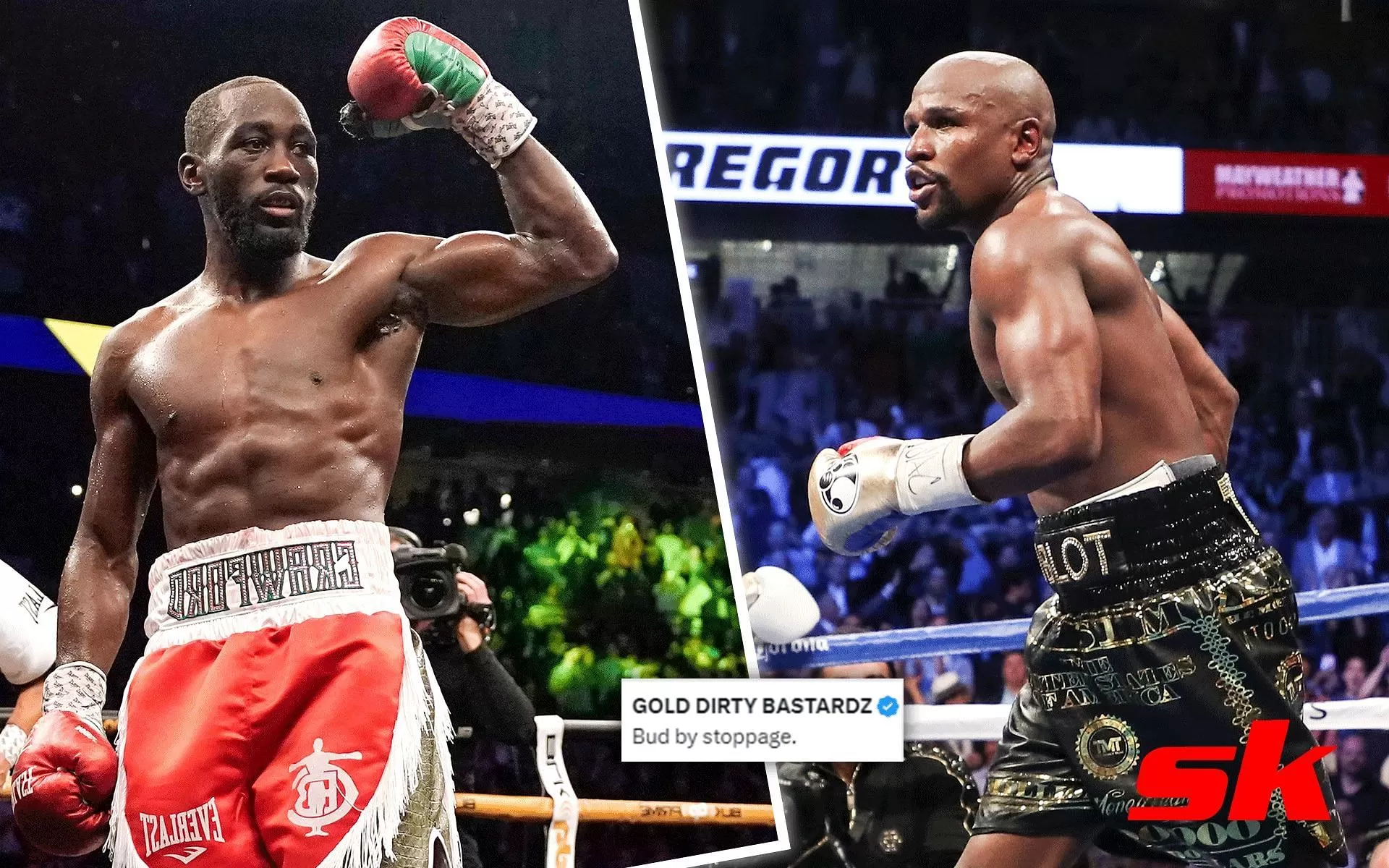 Floyd Mayweather: Terence Crawford vs. prime Floyd Mayweather - Who wins?  Raging debate splits boxing Twitter with polarized opinions