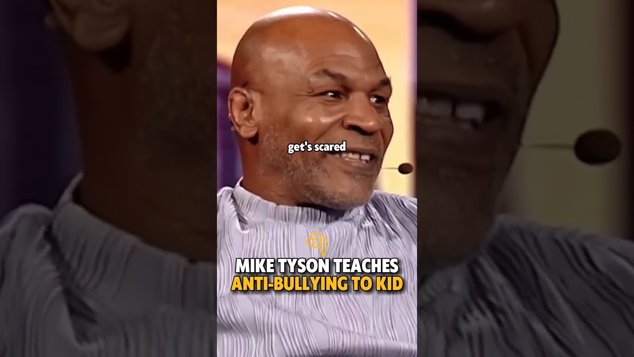 Mike Tyson Teaches Anti-Bullying To Kid