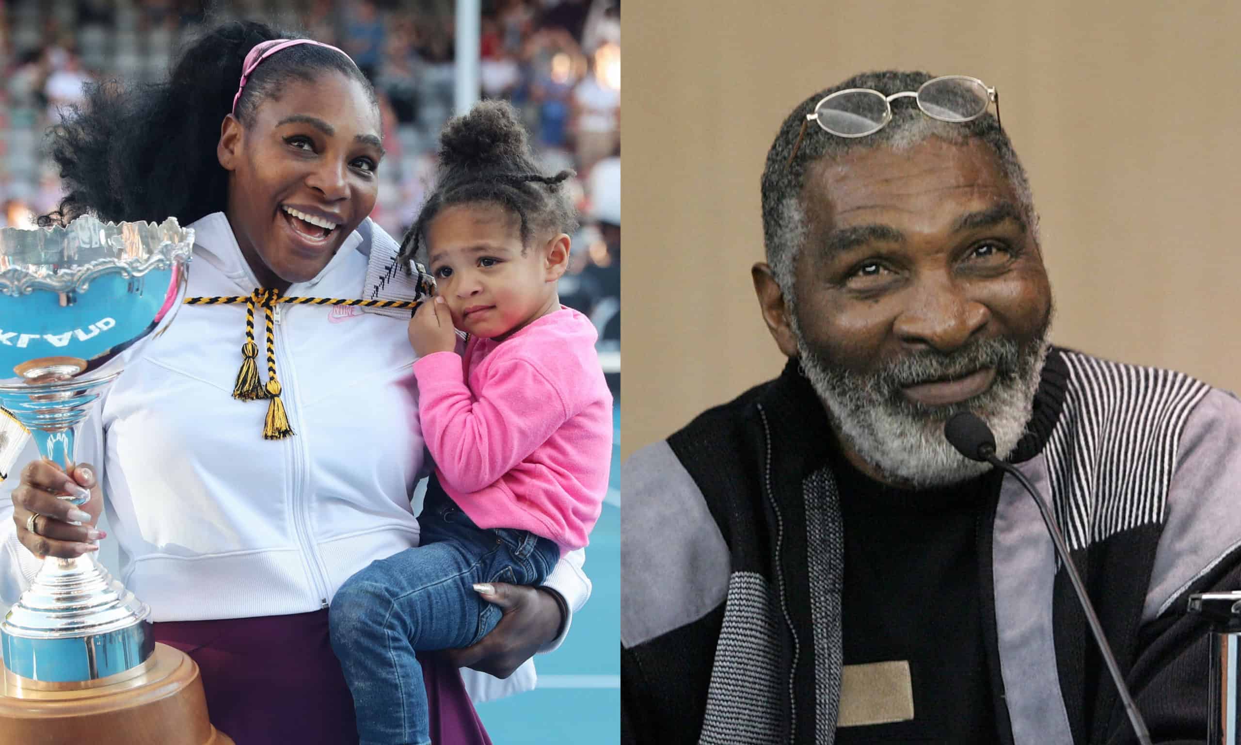 Serena Williams Shares Sweet Moment Of Richard Williams Encouraging  Daughter Alexis Olympia