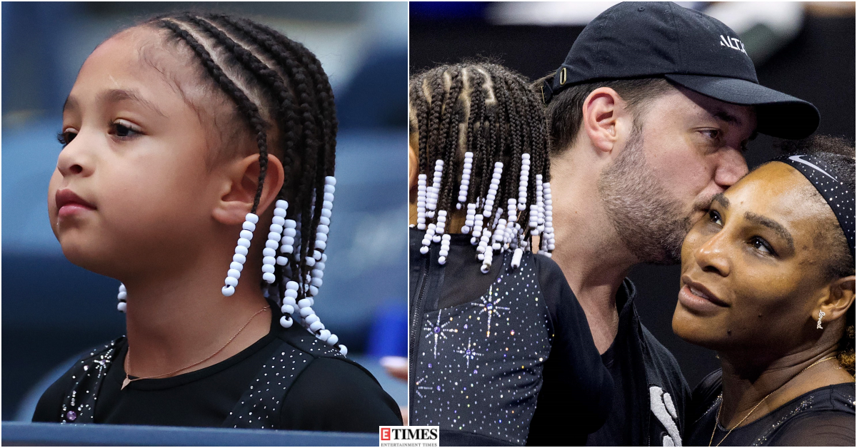 Serena Williams' daughter Olympia's pictures from US Open take over the  internet after she wears mom's iconic white beads | Photogallery - ETimes