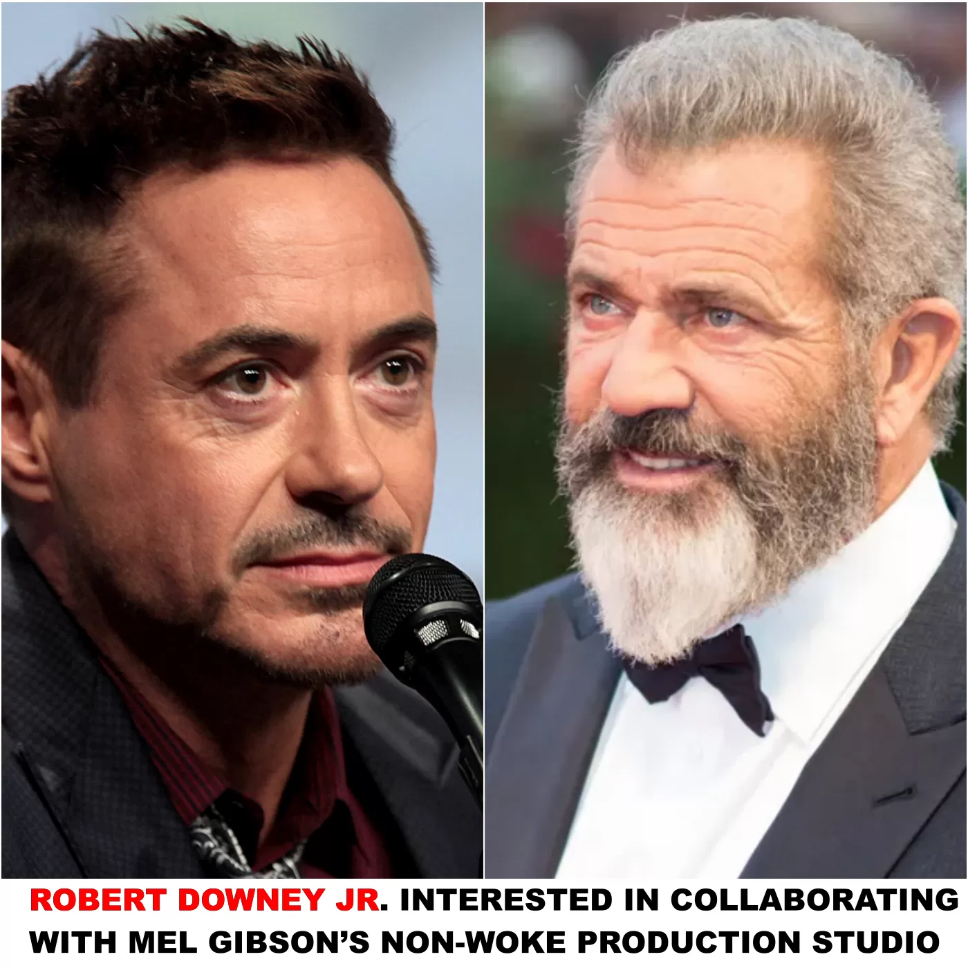 Breaking Robert Downey Jr. Interested in Collaborating with Mel Gibson