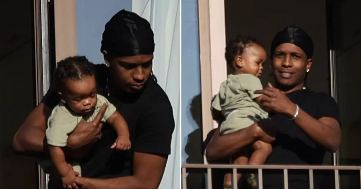 ASAP Rocky shows Rihanna's son streets of Paris from comfort of balcony |  Metro News