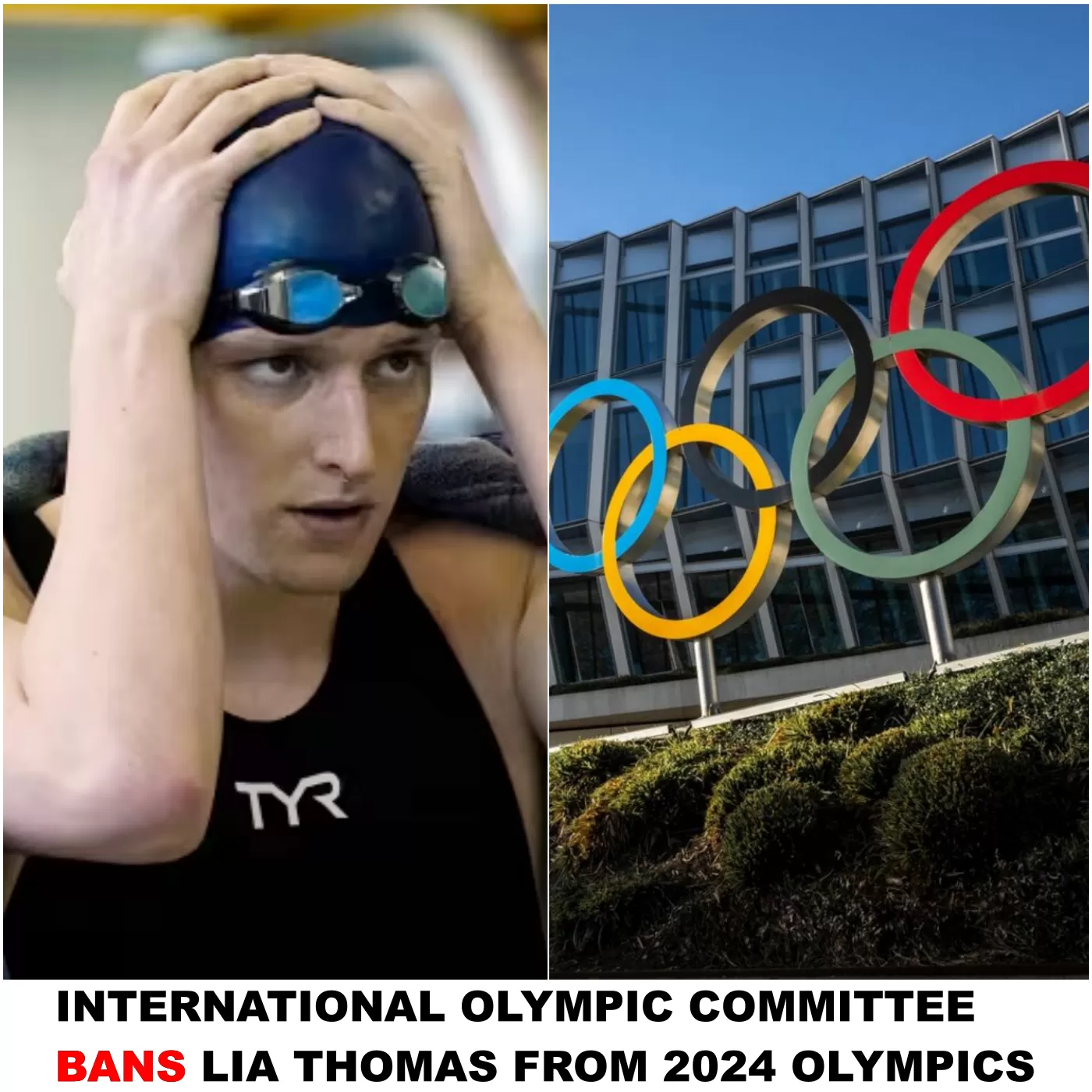 Breaking: International Olympic Committee Bans Lia Thomas From 2024 ...