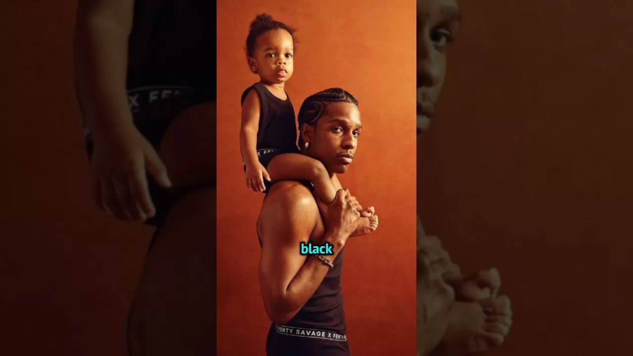 Rihanna and A$AP Rocky's Son RZA Stars in Sweet Savage X Fenty Family Shoot  - YouTube