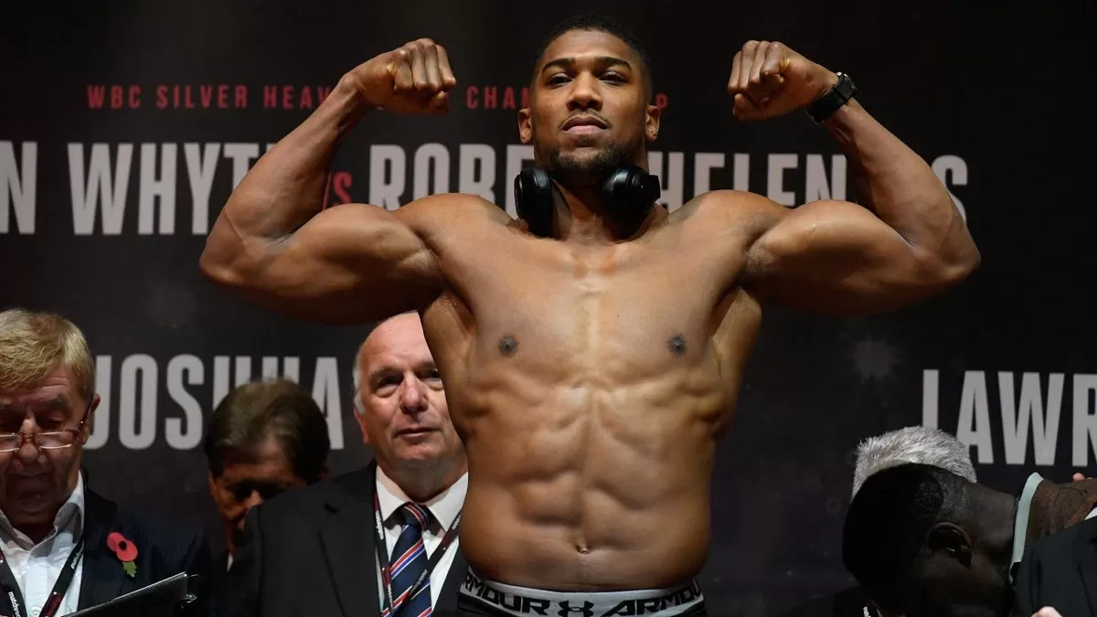 Anthony Joshua hits heaviest career weight for Cardiff title defence -  Eurosport