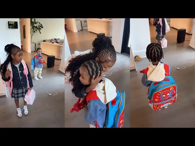 Cardi B Shares Adorable Back-to-School Moments with Kulture & Wave! 🎒❤️ -  YouTube