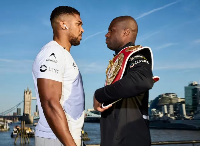 Anthony Joshua y Daniel Dubois se enfrentarán durante la semana de pelea antes de su pelea por el título de peso pesado de la FIB el 21 de septiembre en Wembley.