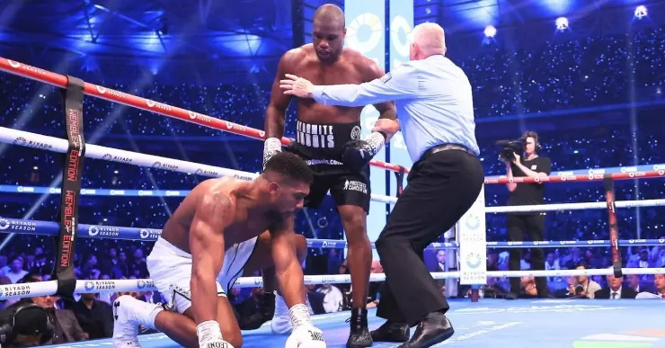 Dubois knocked out Joshua after just 5 rounds