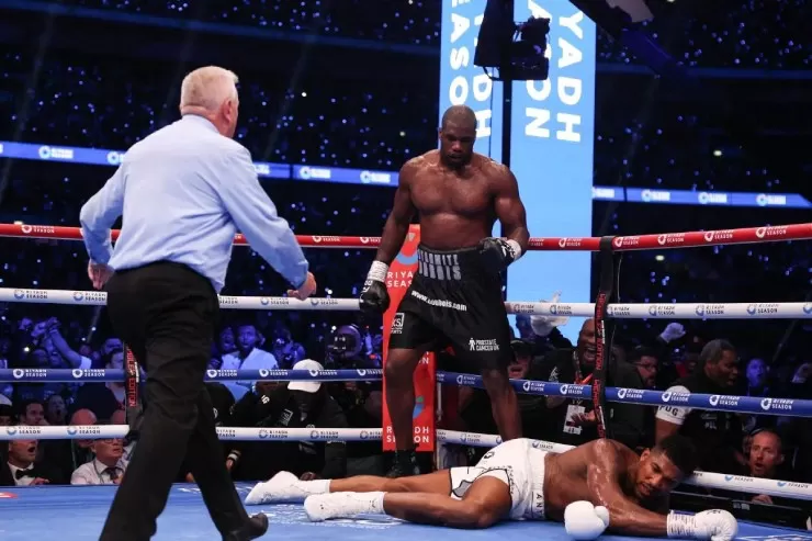 Pelea de boxeo de peso pesado Joshua - Dubois: Impresionante nocaut después de 5 asaltos - 5