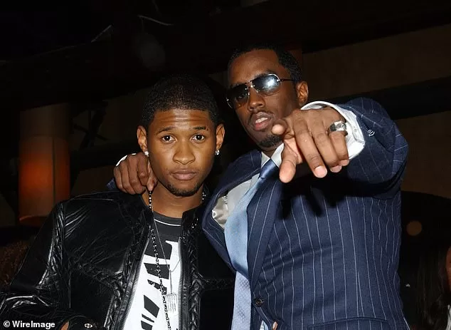 Usher himself has claimed he was exposed to some 'pretty wild' stuff while living with Diddy aged 14 in 1994 (pictured in 2002)