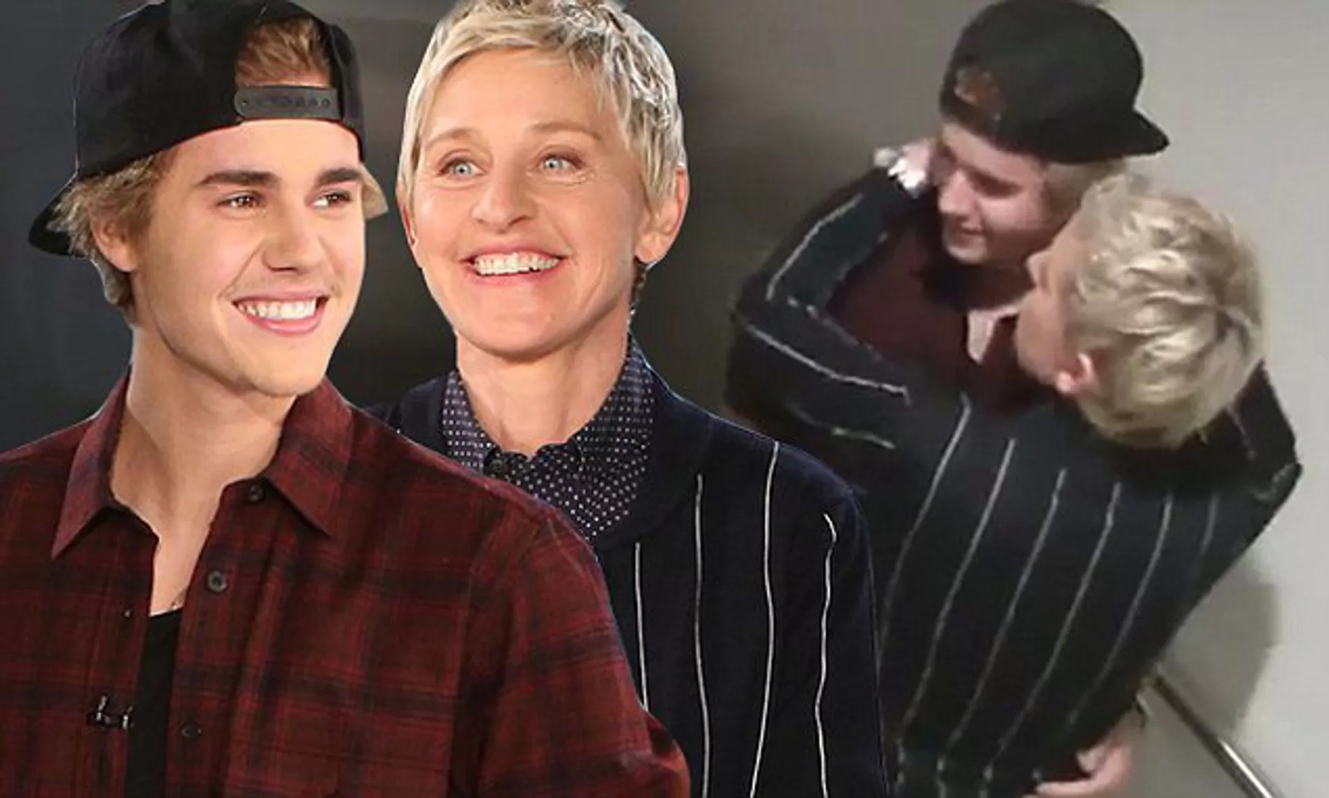 Justin Bieber and Ellen DeGeneres get 'caught' making out in the bathroom  and scare some fans in the process | Daily Mail Online