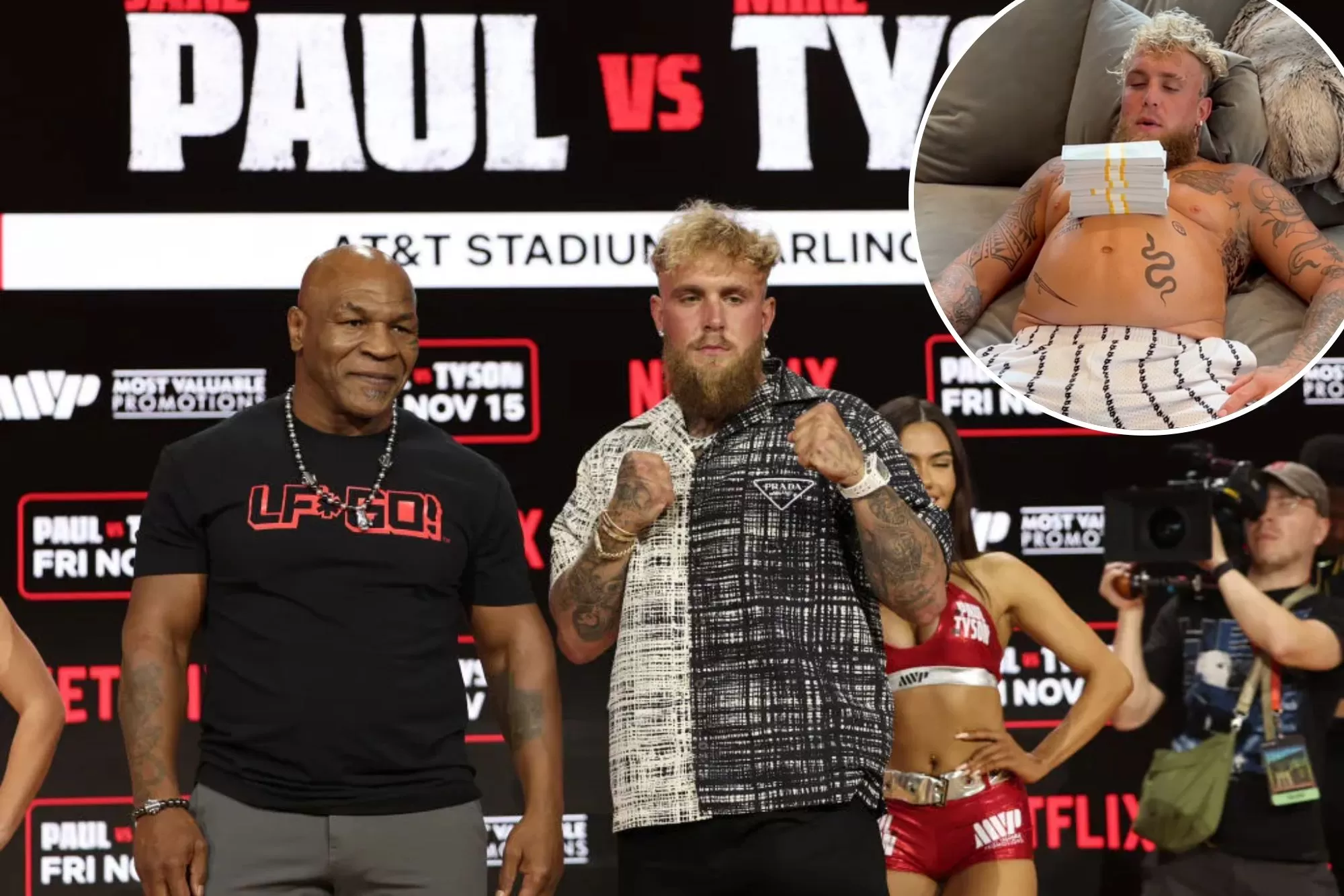 Jake Paul issues $5M challenge to Mike Tyson ahead of Netflix fight