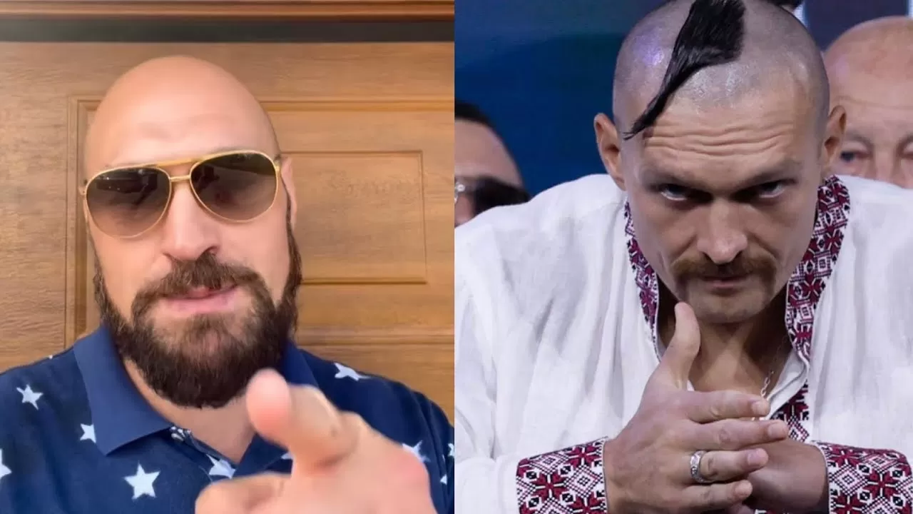 “I WILL OBLITERATE YOU.. MIDDLEWEIGHT!” TYSON FURY SENDS MESSAGE TO  OLEXANDR USYK